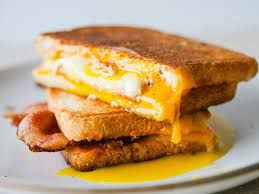 Eggs With Fried Luncheon Sandwich