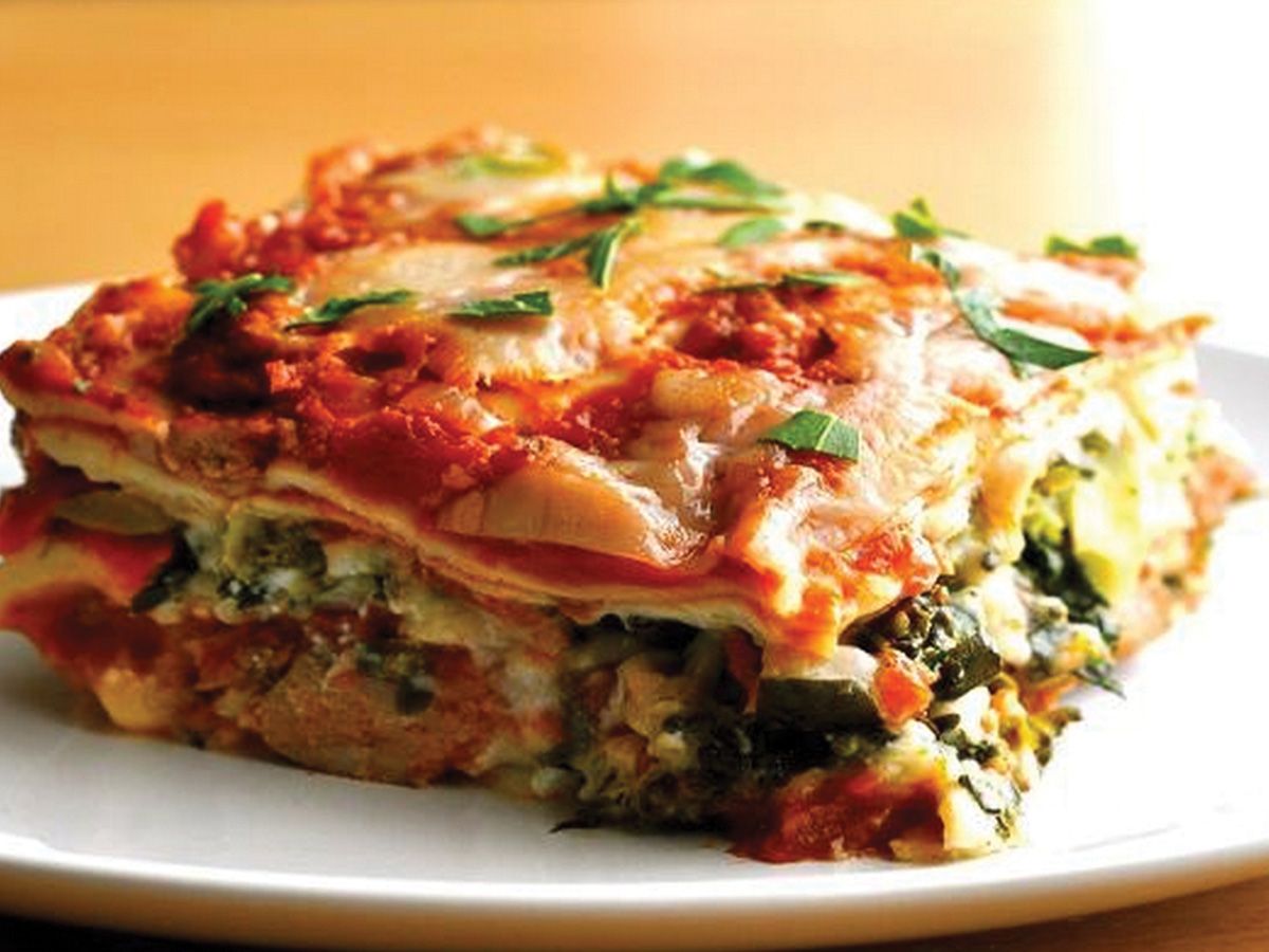 Vegetable lasagne