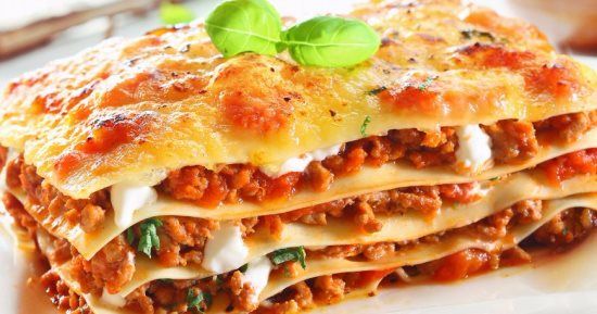 Lasagna With Minced Meat