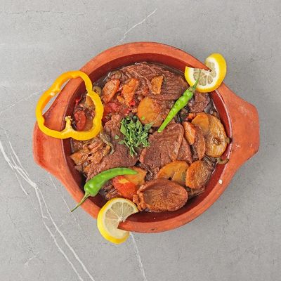 Potato with meat casserole