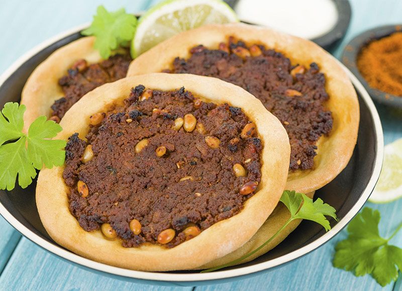 Meat With Dough Manoucheh