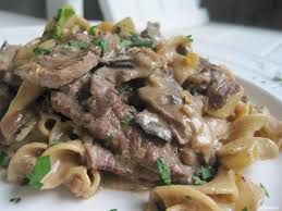Beef Stroganoff Platter
