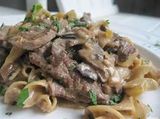 Beef Stroganoff Platter