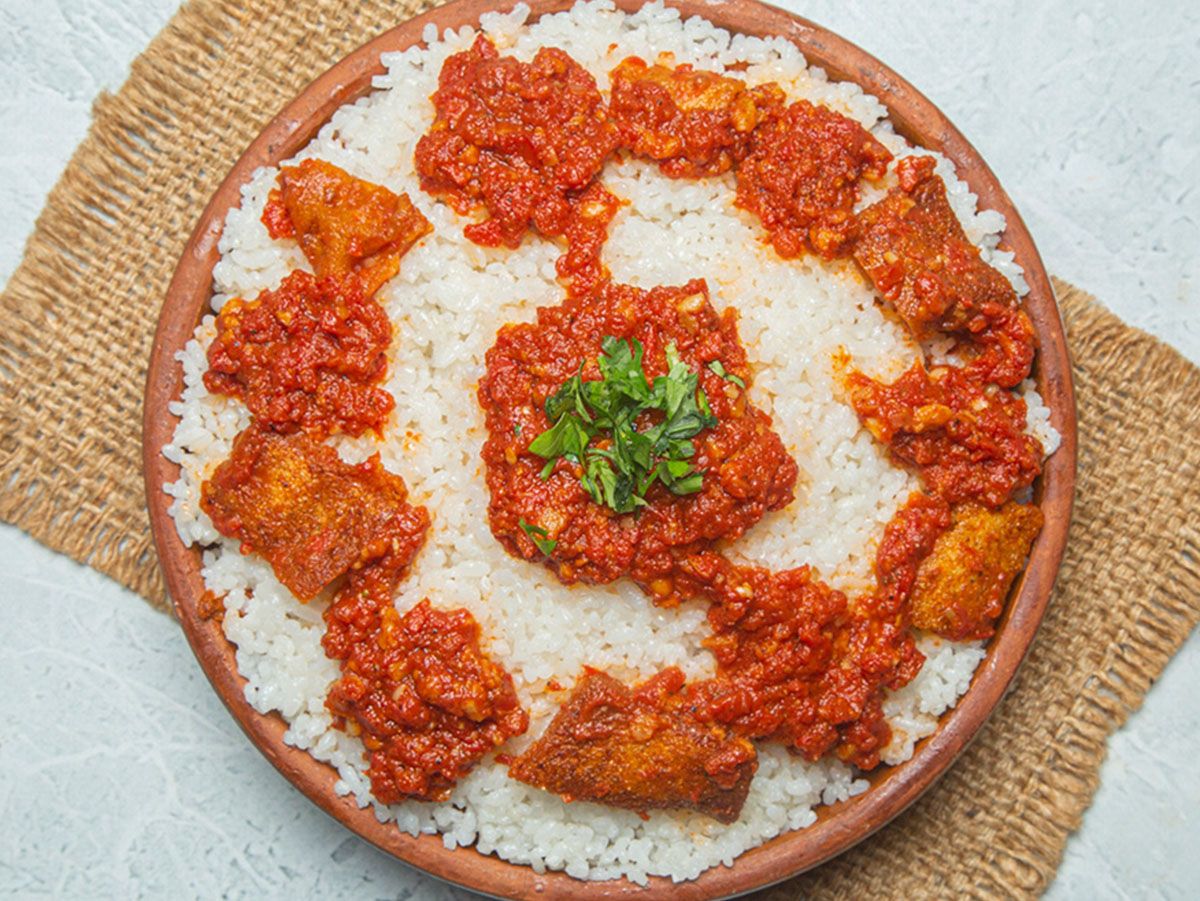 Roasted Meat and Egyptian Fatteh