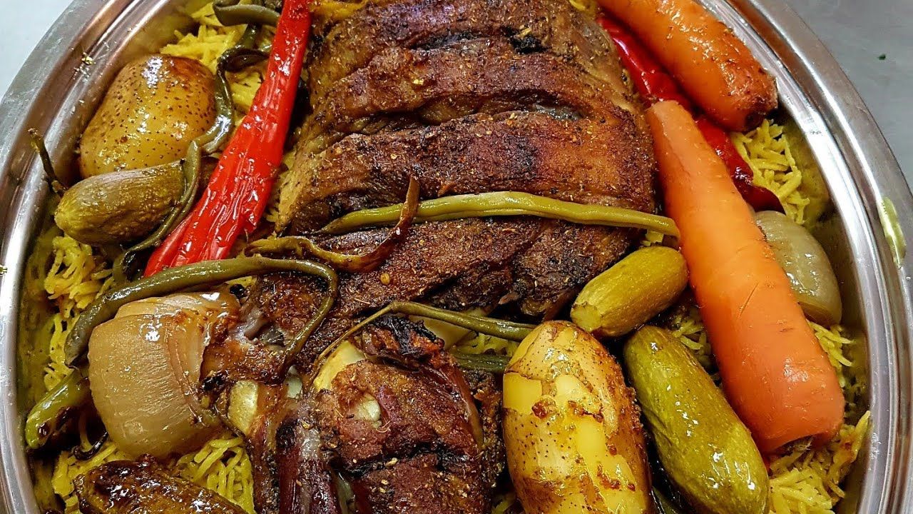 Meat Madfoun With Vegetables