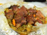 Meat with Pickled Lemons with Safflower