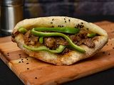 Veal Cubes Sandwich
