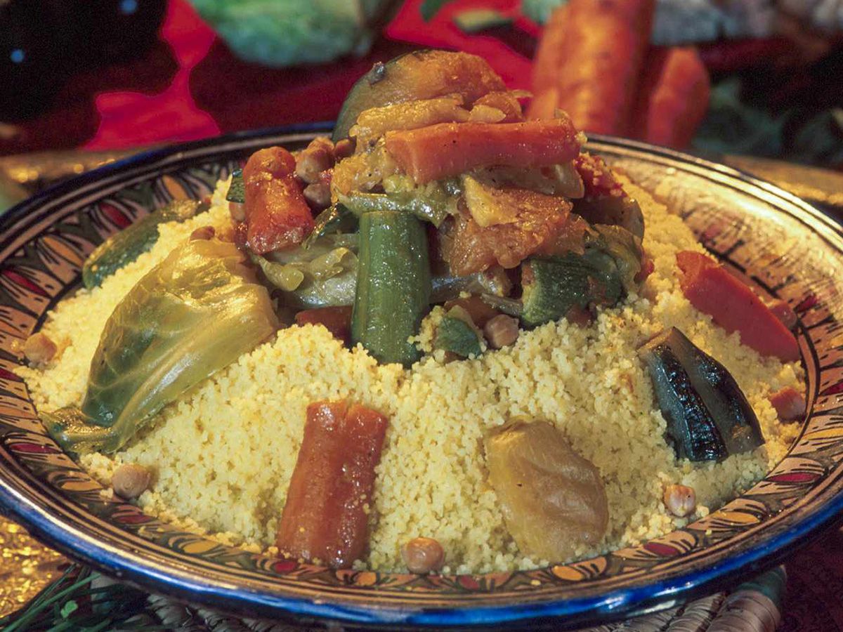 Moroccan meat with Couscous