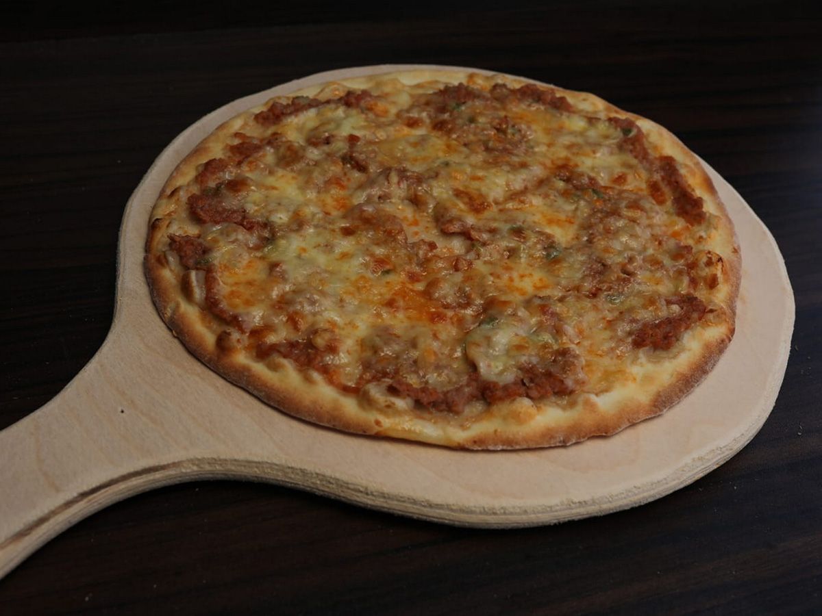 Meat on Dough with Cheese Manoucheh