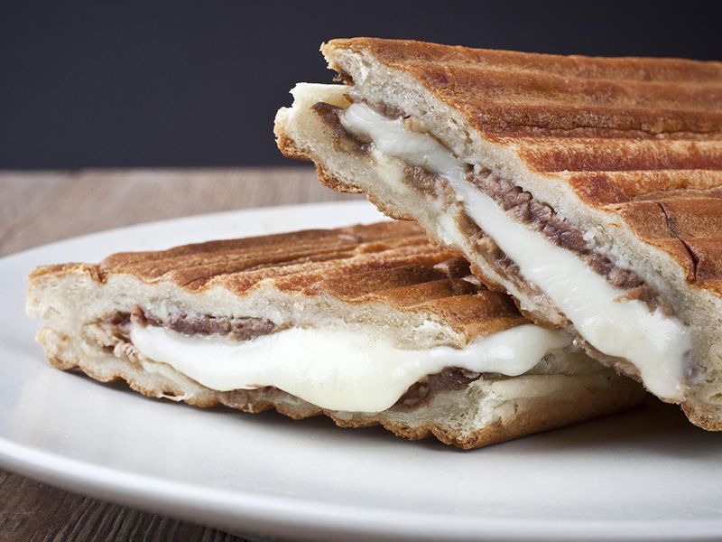 Meat With Cheese Sandwich