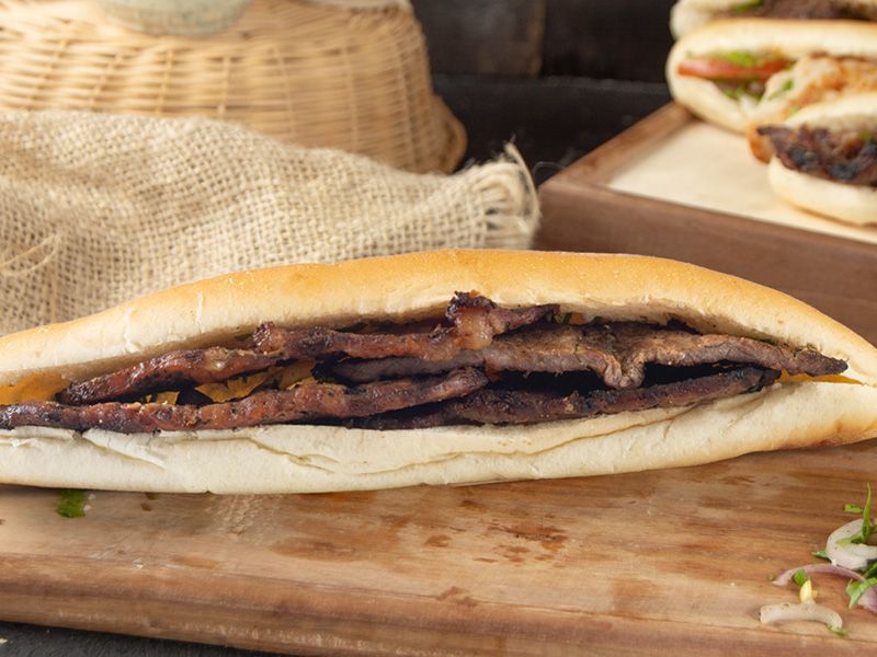 Grilled Meat Sandwich