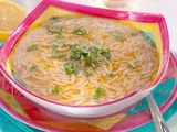 Plain orzo soup
