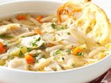 Orzo with chicken soup