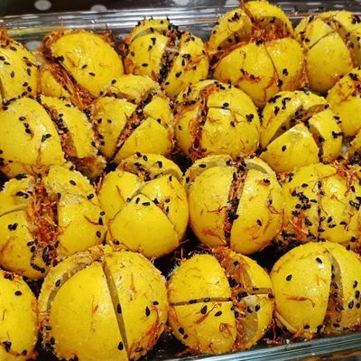 Pickled Lemons With Safflower