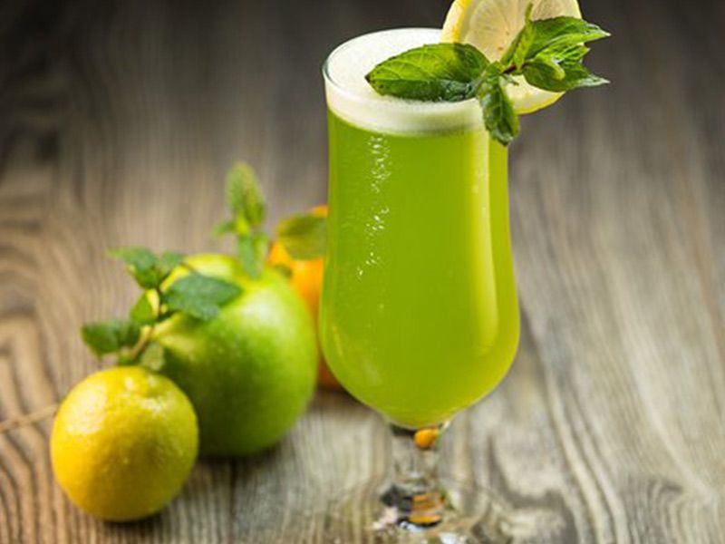 Fresh Lemon With Mint Juice