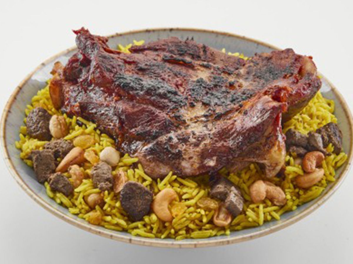 Lamb Shoulder With Rice Dish