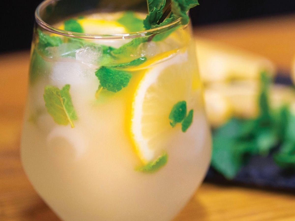 Fresh Mint Lemon Juice