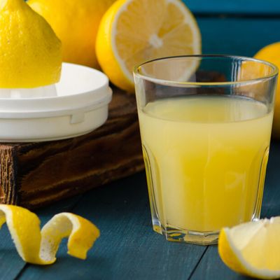 Fresh plain lemon juice