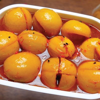 Pickled Lemons with Safflower