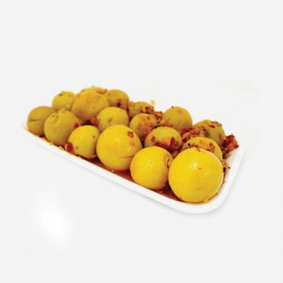 Pickled Lemons with Safflower