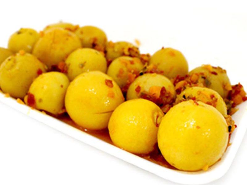 Pickled Lemons With Safflower