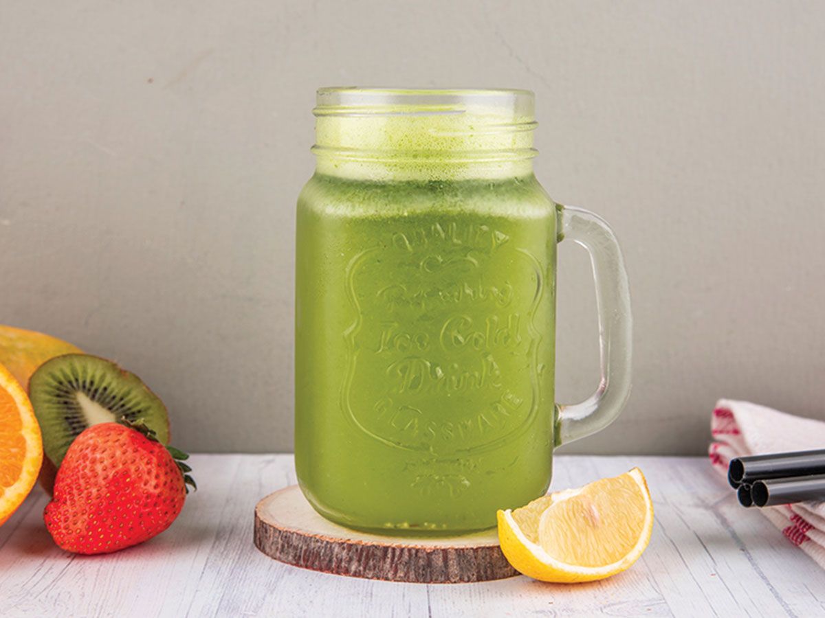 fresh lemon mint juice