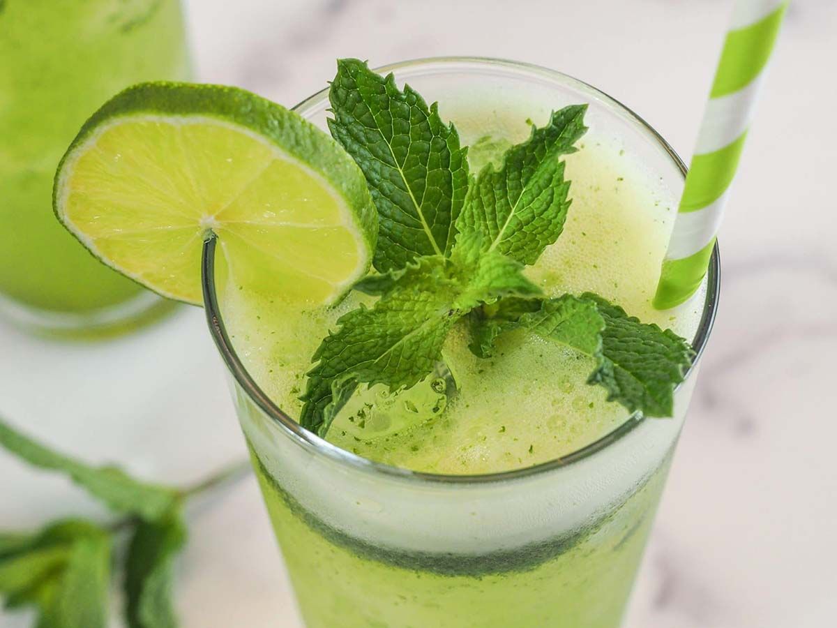 Fresh Lemon Mint Juice