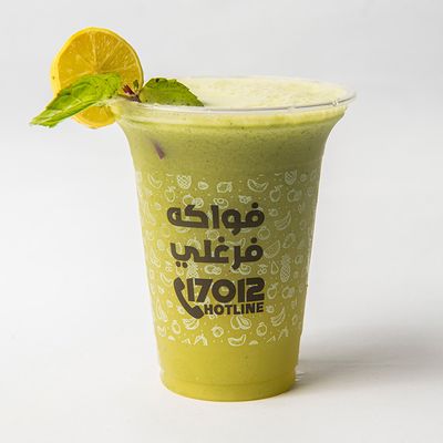 Natural lemon juice with mint