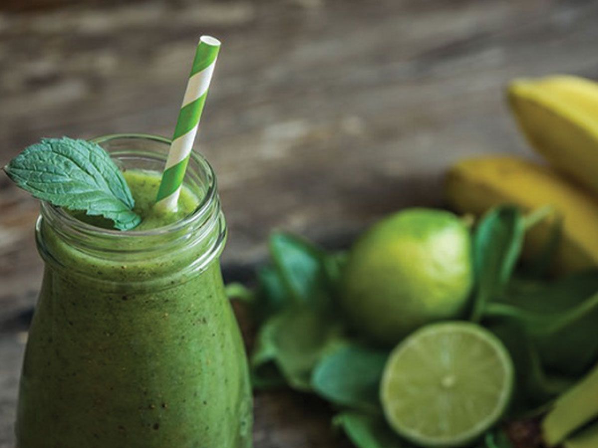 Lemon mint smoothie