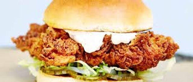 Fried Chicken Burger