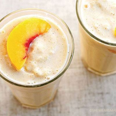 Mango peach smoothie