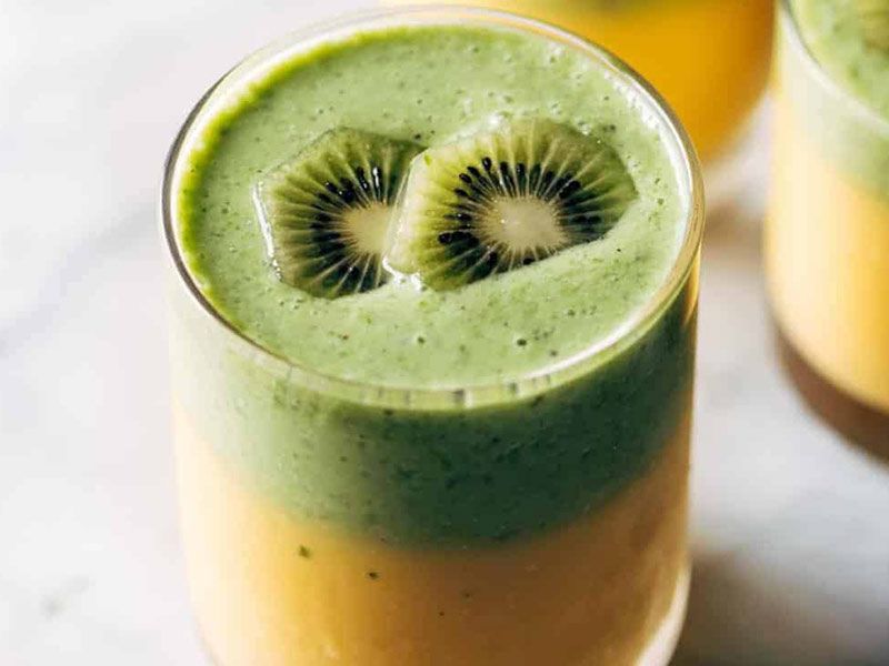 Mango With Kiwi Cocktail
