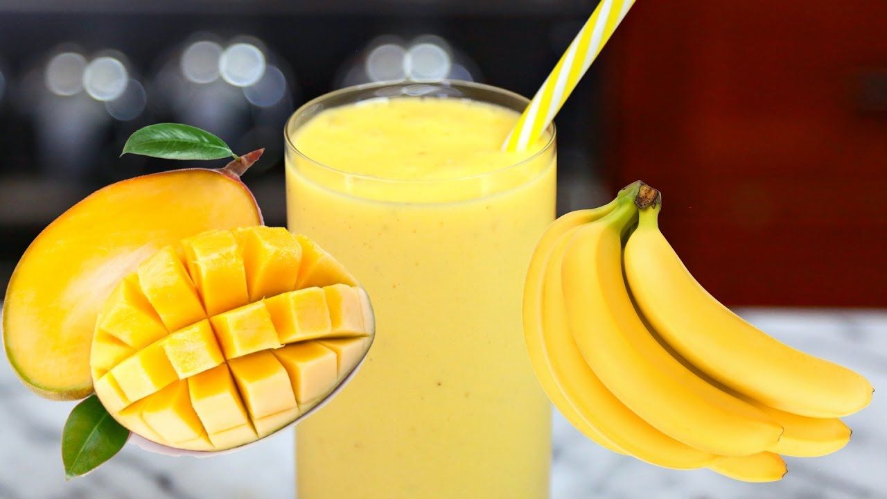 Mango With Banana Juice