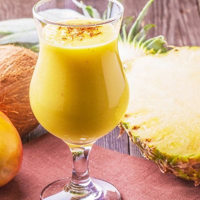 Mango and pineapple