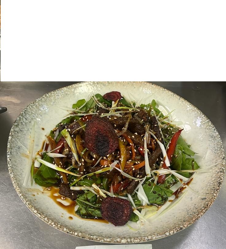 Mongolian Beef Salad