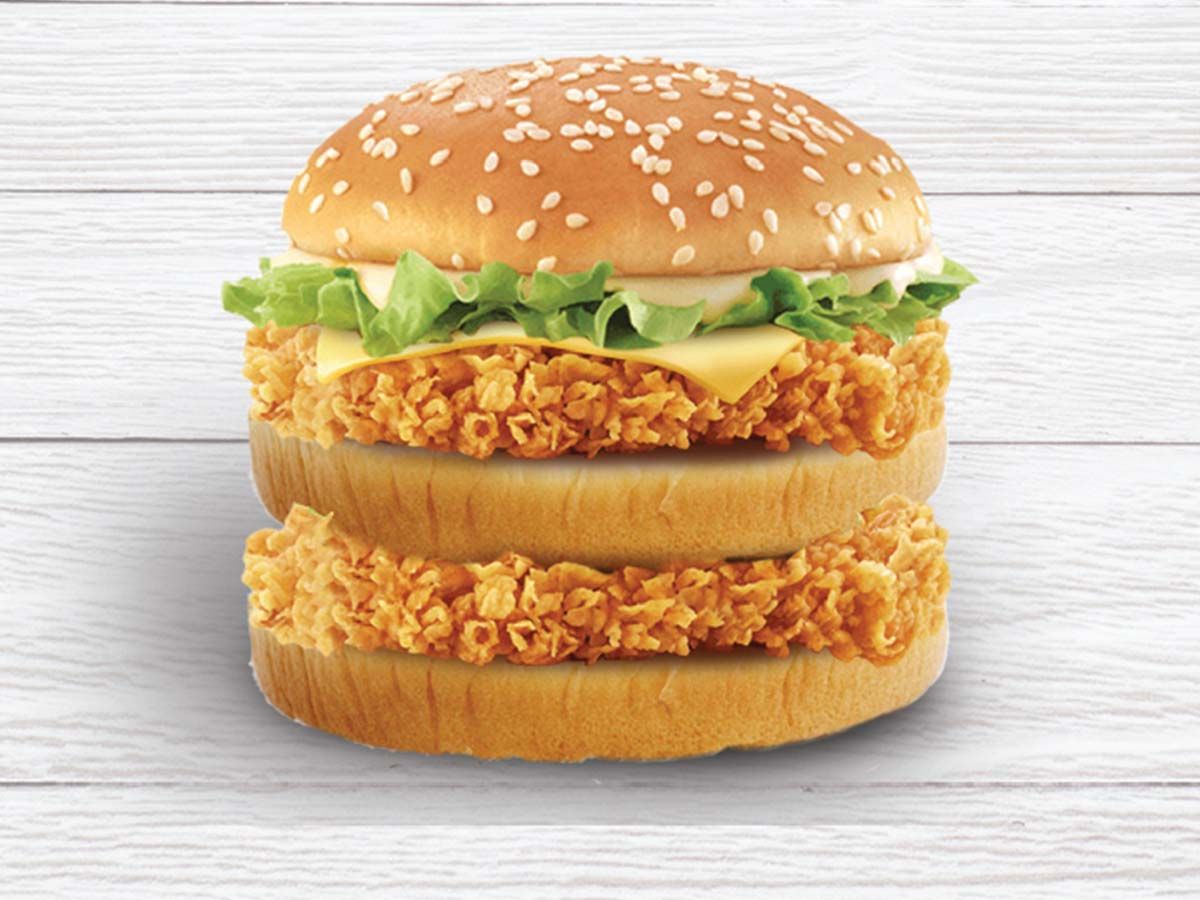 Double Mighty Zinger Sandwich