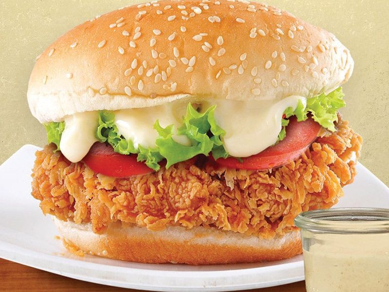 Maestro Cheesy Burger Sandwich