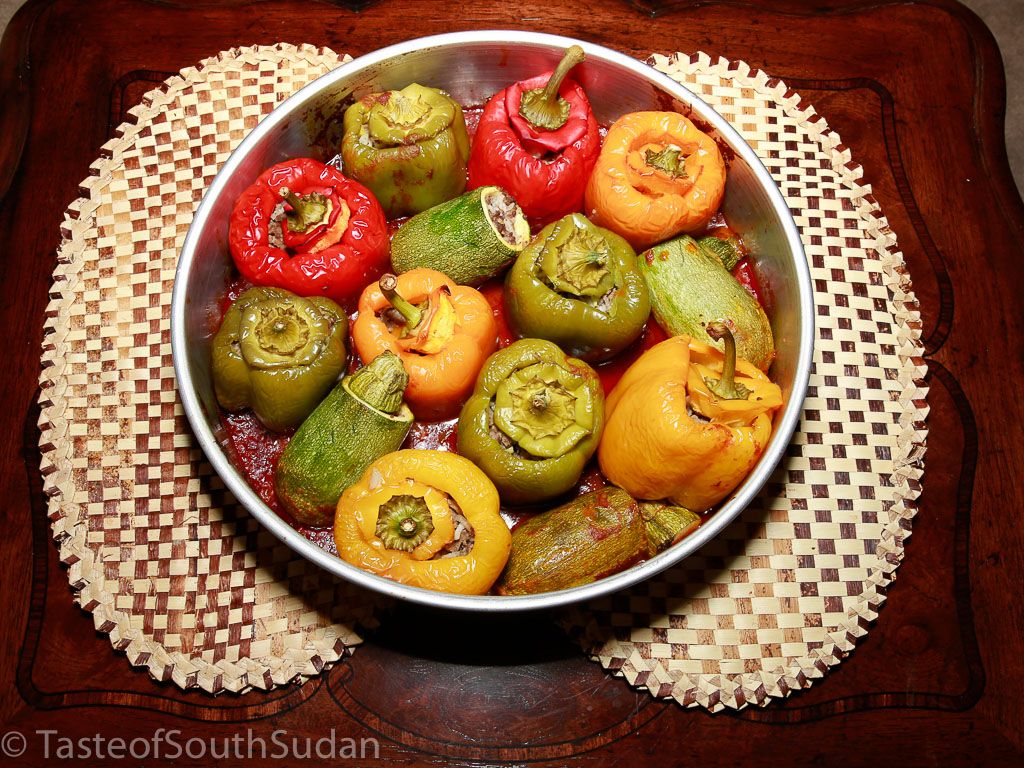 Pepper Mahshi Platter