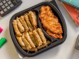 Cabbage Mahshi With Chicken Pane Meal