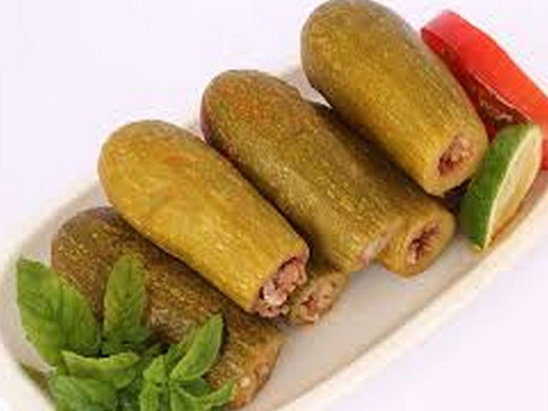 Stuffed zucchini
