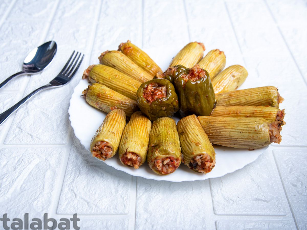 Mahshi Zucchini With Minced Meat Half Kilo