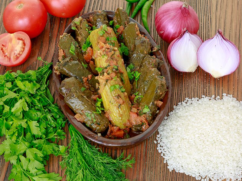 mixed stuffed vegetables