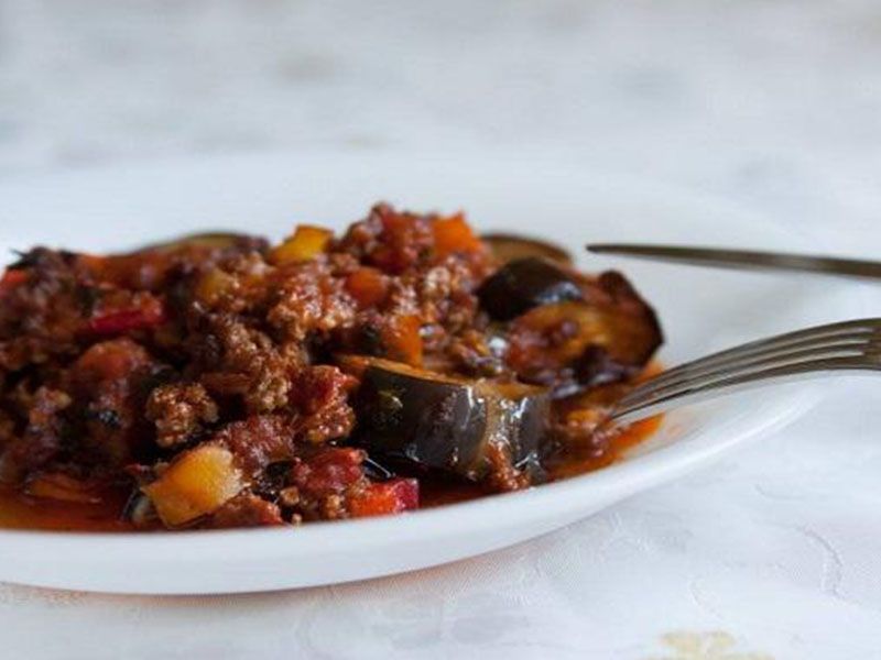 Double Mesakaa with Minced Meat