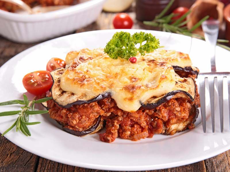 Mesakaa With Minced Meat Sandwich