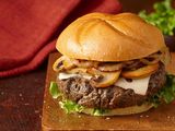Mushroom Burger Sandwich