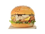 Mushroom Chicken Burger Sandwich