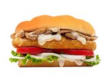 Mushroom Land Chicken Burger