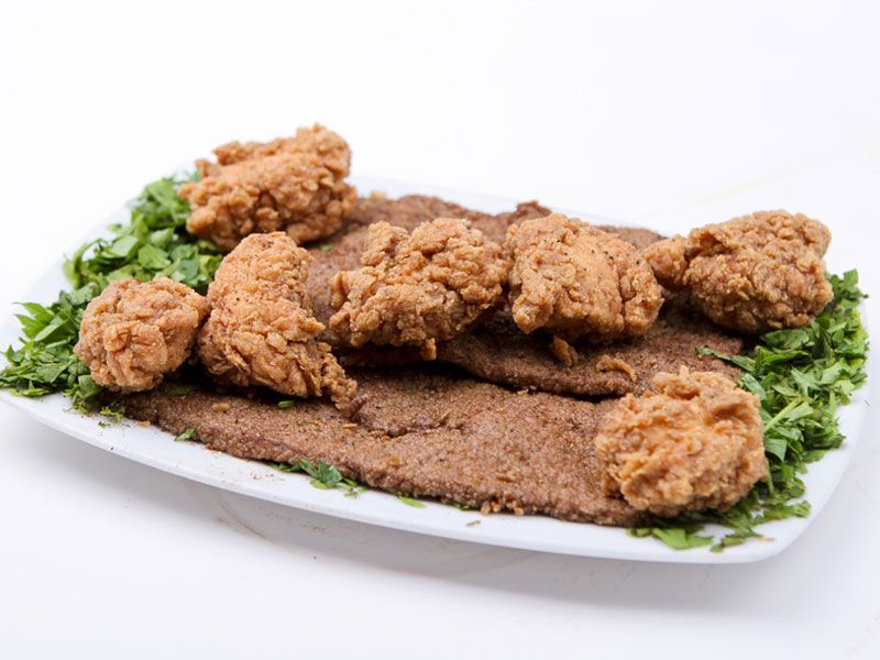 Sauteed Mokh With Butter Platter