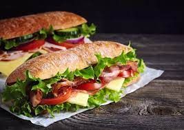 Mix Meat With Cheese Sandwich