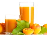 Fresh apricot juice